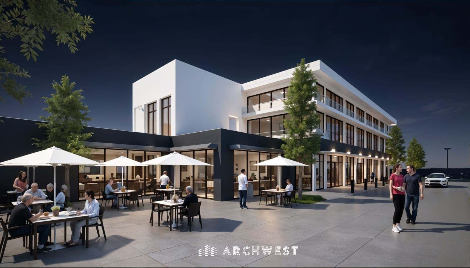 18. 3D Render of a Brewery in Montana, USA